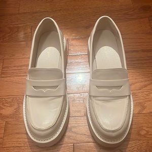 Madden Girl cream loafers